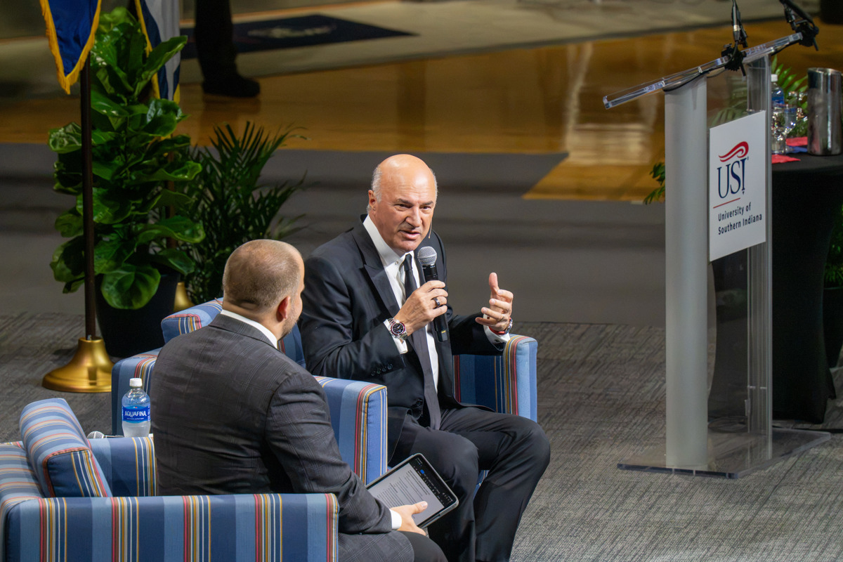 From Shark Tank to Liberty Arena: Kevin O’Leary challenges USI to embrace what’s next